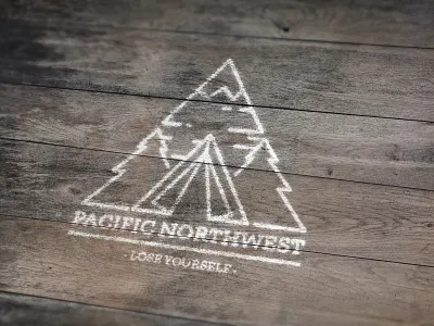 Pacific Northwest Identity brand branding camping design graphic design icon identity illustration logo mountain pacific northwest tent trees visual design