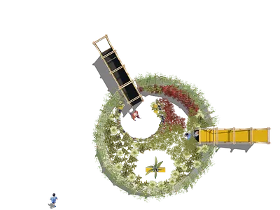 Paradiso architecture children city garden installation paradiso park people play playful urban