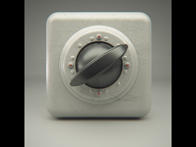 Quasi materialized Icon_switchA 4d cinema octane ui