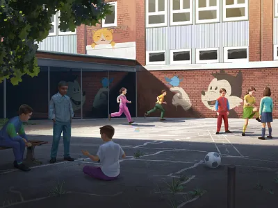 Tales_From_The_Loop_2 art illustration key art tales from the loop