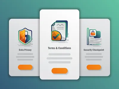 GDPR Icon Illustration data design gdpr icon iconography illustration interface privacy secure ui uiux user ux web