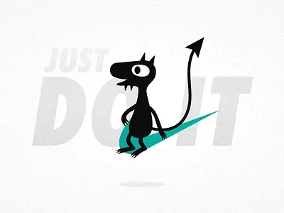 Disenchantment's Demon 2d art character clean design grainy graphic illustration illustrator logo minimal typography vector