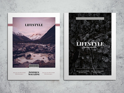 Lifestyle Magazine Indesign Template branding brochure business catalogue clean design editorial elegant indesign lookbook magazine modern portfolio proposal studio template