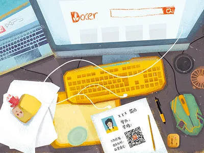 In my work on stage with... illustrations