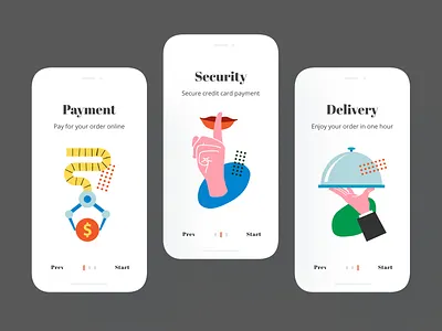 Interface Illustrations in Mobile UI app design design design tools digital art flat design free freebie graphic design illustration illustrator interface illustration mobile onboarding ui user experience user interface ux vector vector art web design