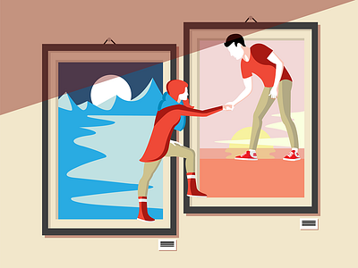 Love is in the Art art digital art digital illustration love