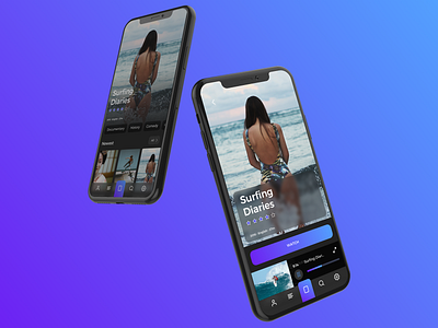 Frigo Video App UI Kit app dark design ios iphonex light listing mobile play player sketch ui ux video watch