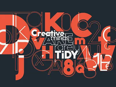 Creative minds animated animation font graphic io lucin motion n lettering randomize typeface typography