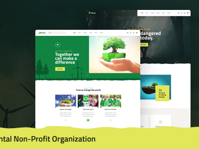 Novio - Ecology & Environmental Non-Profit Organization animals eco ecology environmental green life nonprofit organization save tree