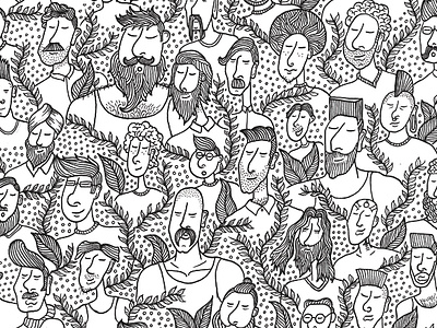 Us beard bearded man beards drawing illustration lineart sketch