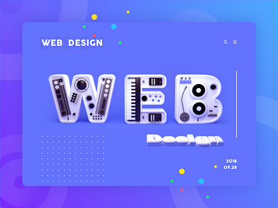 Web Design ui webos 应用 设计 颜色