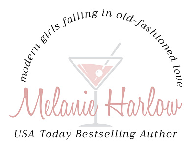 Melanie Harlow branding design illustration logo typography