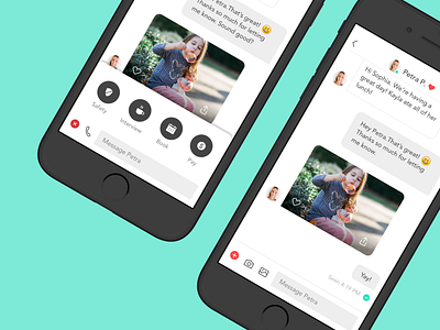 Messaging FAB app fab media message thread messaging mobile photo