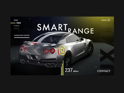 GT-R Screen 3d after effects animation app graphic interaction motion typography ui ux