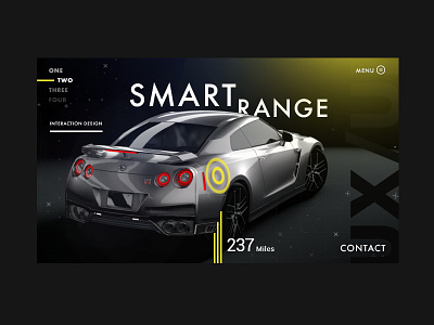 GT-R Screen 3d after effects animation app graphic interaction motion typography ui ux