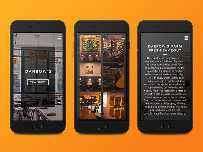 Blackwood Mobile Site app design gallery mobile photography ui ux webdesign website