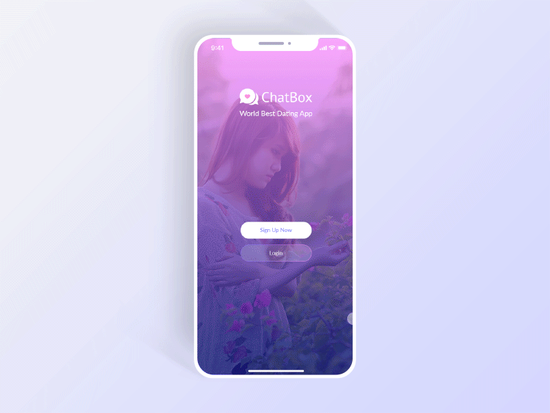 ChatBox - Dating App adobe photoshop adobe xd aniamtion app design interaction ui ux