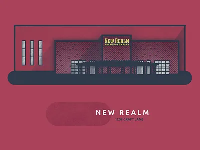Hidden Gems : New Realm design illustration vector