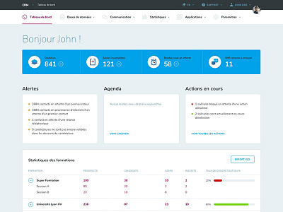 🖥️ CRM clean crm dashboard design desktop interface ui white