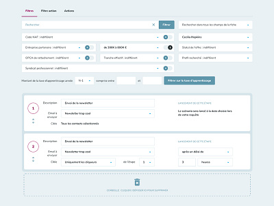 🖥️ CRM clean crm desktop elements interface ui white