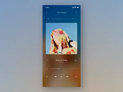 Music App 009 app daily challange dailyui dailyui009 dailyuichallenge design music app music player music player ui software ui ux