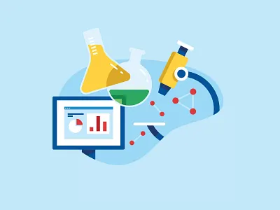 RaiseMe - Science beaker illustration school science