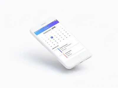 UI Design - Appointments Page app appointments calendar design list view patient ui