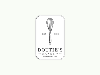 Dottie's Bakery badge bakery bakery logo brand development branding design food logo