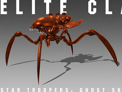 Elite Class Alien Bug 3d alien aliens biological board game boardgame bug concept art creature creatures digital 3d future sciencefiction scifi