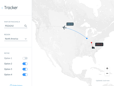 DailyUI - 020 - Location Tracker dailyui design gps layout location logistics manufacturing map pizza tracker tracking ui ux