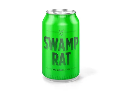 Swamp Rat Beer branding color design icon self initiated swamp