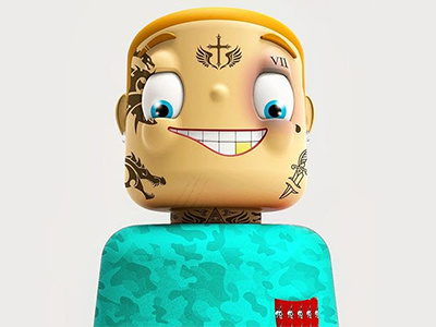 Portrait art cool design graphic graphic design illuatration industrialdesign lego porductdesign portrait render rendering toy toydesign