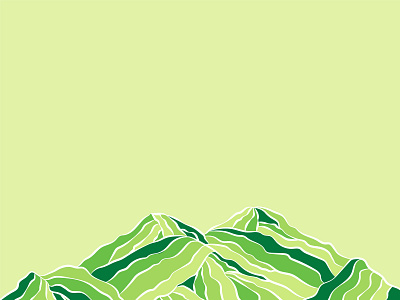 Tea Fields asia asian tea branding green tea hills illustration landscape packagedesign packaging plantation tea tea brand tea fields vector