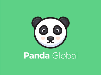 Daily Logo Challenge: Day 3 "Panda Global" abstract daily challange dailylogochallenge golden graphic design icon illustration line art logo panda shape