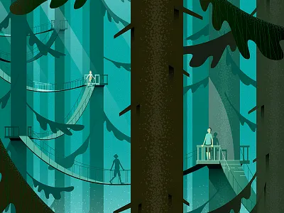 Forest Walk forest hike park trees walkway woods