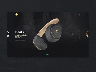 Beats Electronics website Concept branding graphic icon illustration typography ui ux web webdesign