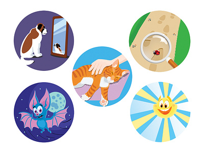Illustrations for "My way"-4 flat illustration illustrations typography vector