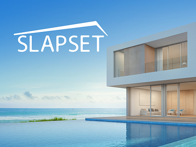 Slapset logo branding design logo logotype peaceful real estate villa