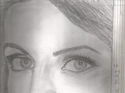 Sketch Katrina Kaif design