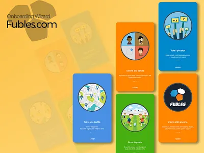 Onboading Wizard android design app design material design mockup ui web