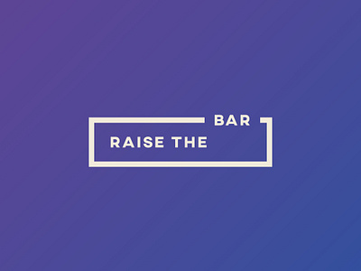 Raise The Bar branding illustration illustrator logo logo designer