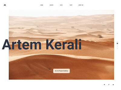 Artem Kerali Photography Portfolio black branding creative design development digital graphic hud largeimages minimal photography ui uiux web white