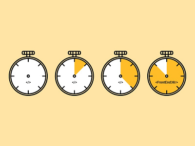 Timer icon for Coming Soon UI page code coming soon page drawing graphic design icon icon animation svg animation timer ui