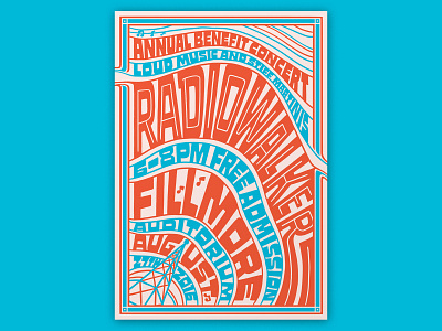 Atlassian – Radiowalker Poster fillmore handlettering illustration lettering poster poster design radiowalker type typography