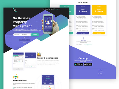 App Landing Page landing page mobile app