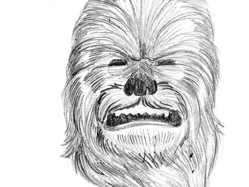 Somebody do the Chewy Rawr. animated gif animation branding cartoonist chewbacca design gifart graphicart graphicdesign hand drawn illustration logo pencilart scifi starwars