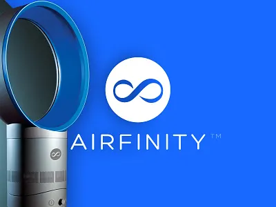 Airfinity Logo Design branding branding expert business logo cheap logo design clever logo icon infinity logo logo design logo designer minimalism modern logo typography