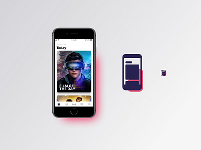 Today Icon app icon ios iphone movie movies origin tab tabbar ui ux vector