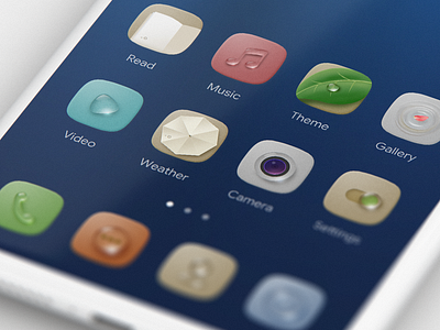 Android Theme contacts gallery icon music setting theme weather