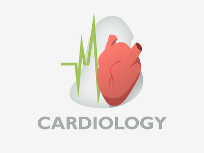 Cardiology Illustration cardiology illustration landingpage medical uidesign